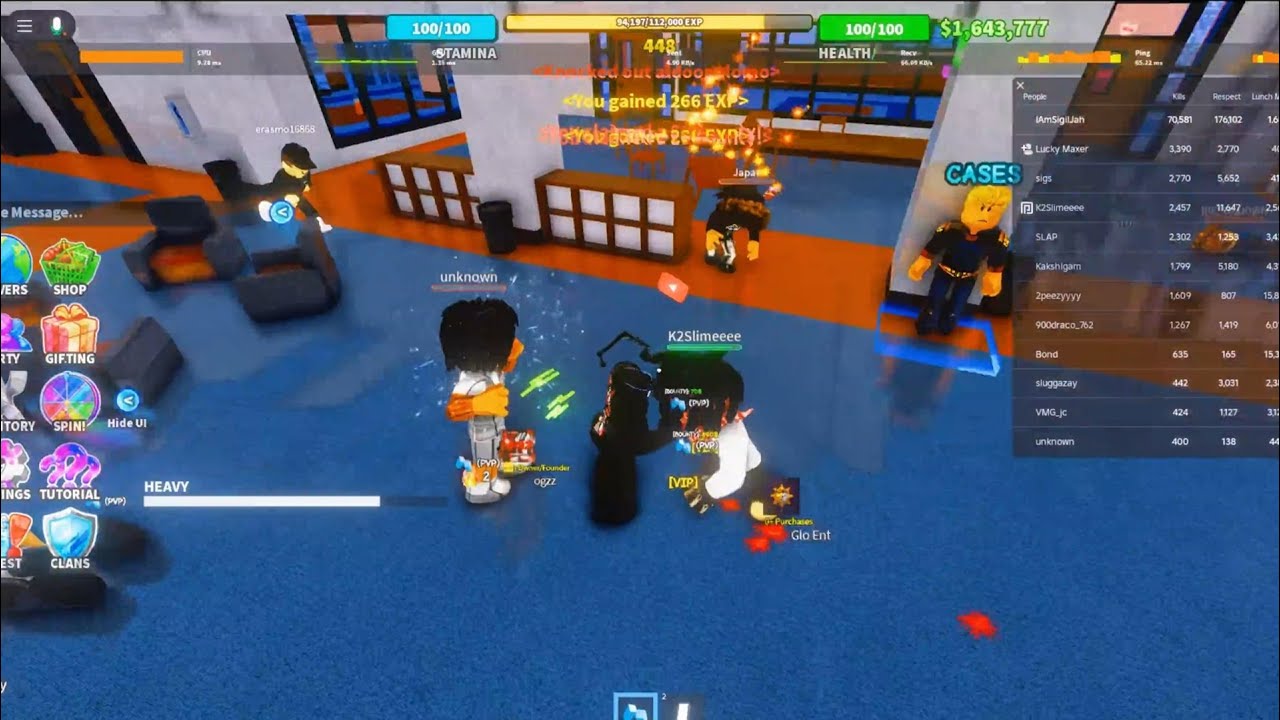 FIGHTING A SERVER FULL OF SLAMMERS *I CRASHED OUT😂😭* (FIGHT IN A SCHOOL ROBLOX)