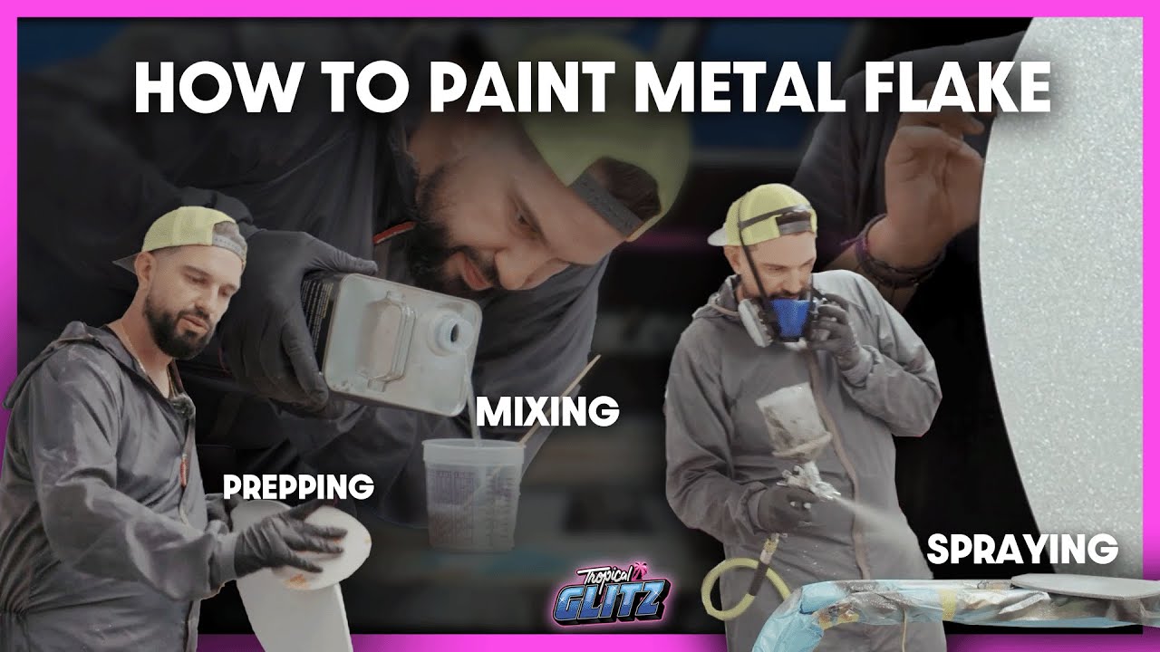 Metal Flake Over Silver Base | The Complete Technique!