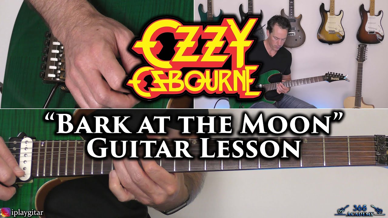Ozzy Osbourne - Bark at the Moon Guitar Lesson (FULL SONG)