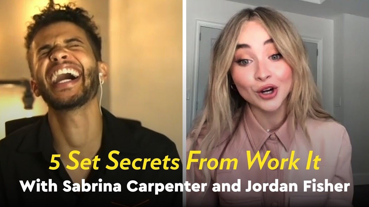 6 Set Secrets From Work It With Sabrina Carpenter and Jordan Fisher | POPSUGAR Pop Quiz