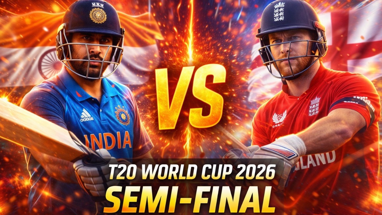 INDIA vs ENGLAND🔥 T20 World Cup 2026 | LIVE Match Simulation