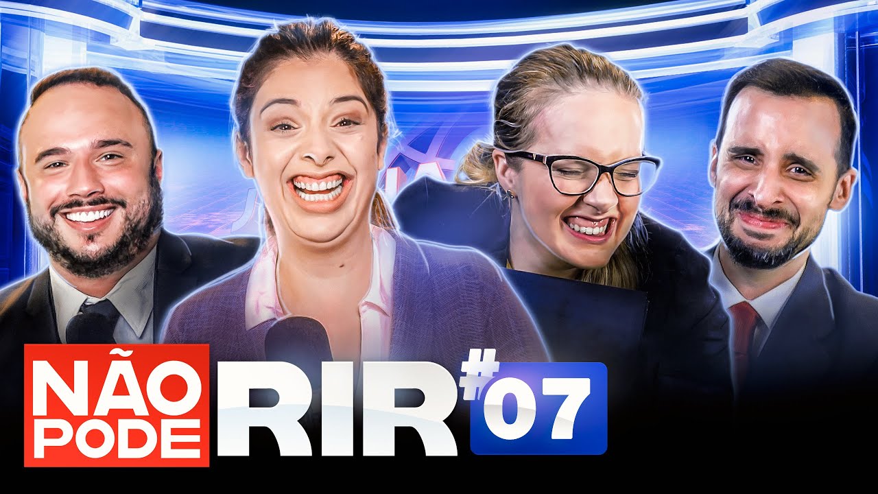 JORNAL N&Atilde;O PODE RIR com Marcela Lahaud, Marcos Castro, Luciana D'Aulizio e Ed Gama