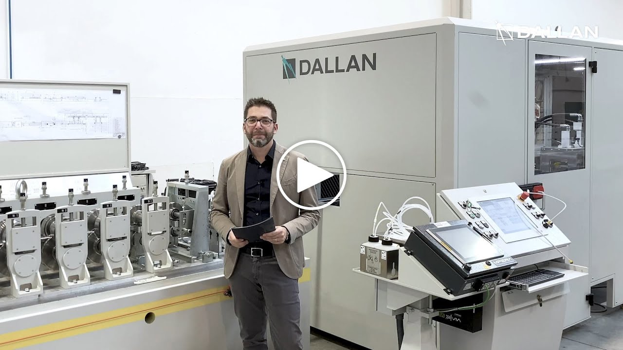 120 m/min stud and track automatic production machine: Dallan Coil to Pack system for drywall