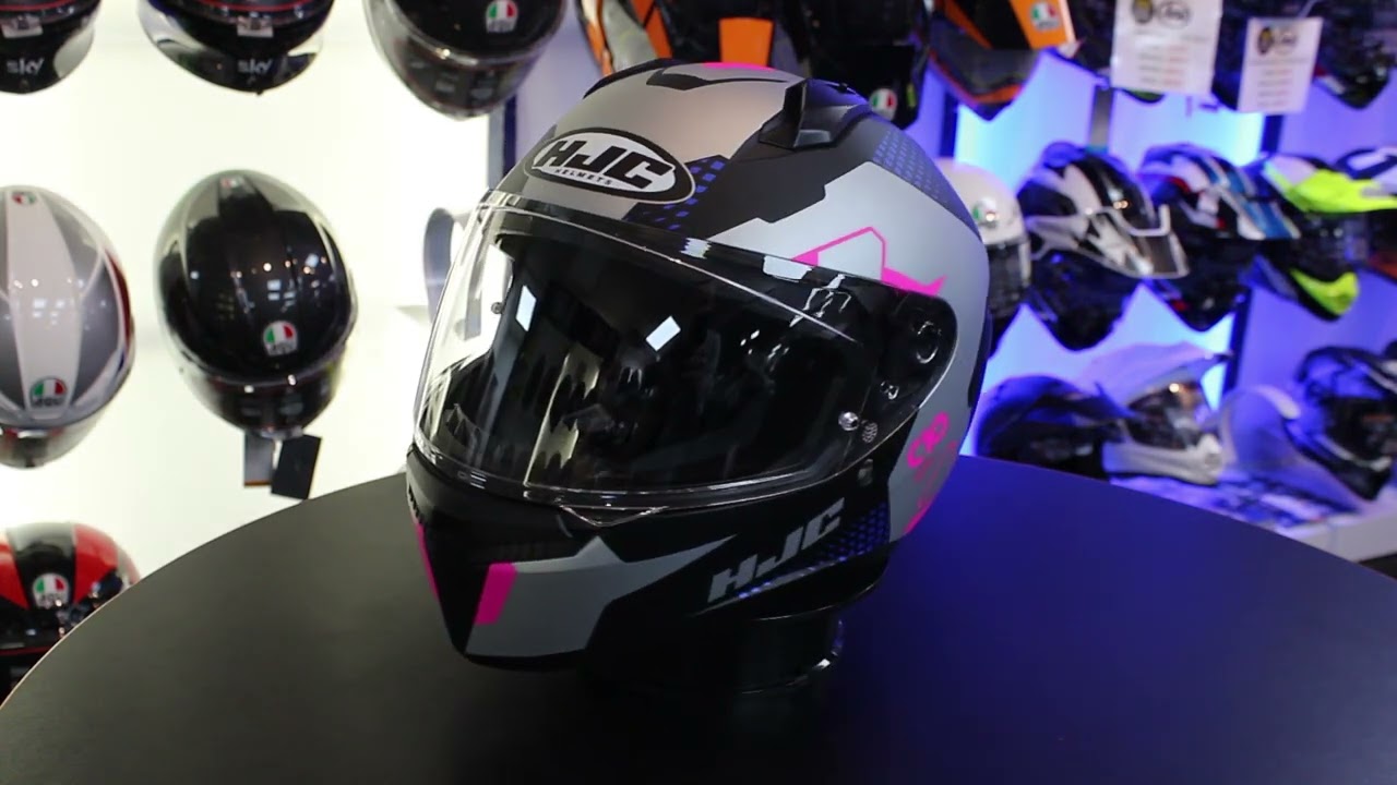 HJC C10 Aspa Helmet (Grey|Blue|Pink)