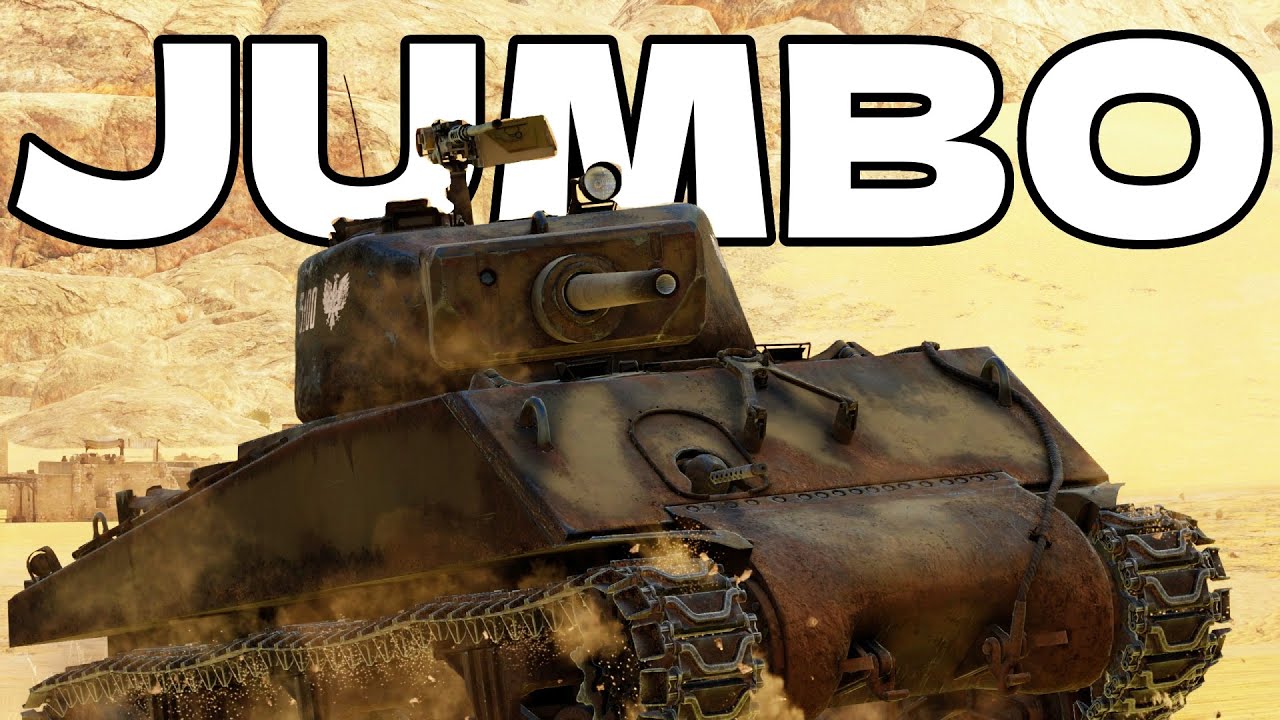 M4A3E2 Jumbo, czyli jeden z Twardszych Amerykańskich Czołgów II Wojny Światowej | War Thunder