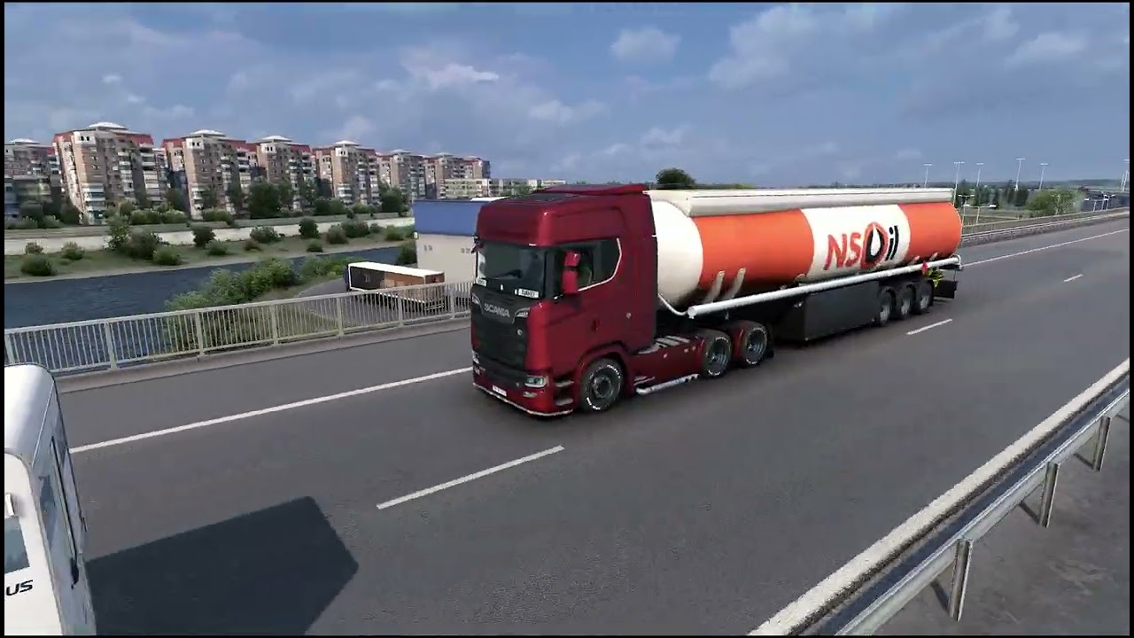 “Scania 540 HP Bordo | Egzoz Sesi & Retarder | ETS 2 G29 steering Wheels & Shifter Driving ” 