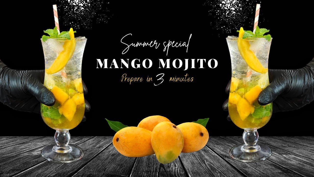 Mango Mojito Drink Recipes - How to make Easy Mango Drinks at Home for Summer