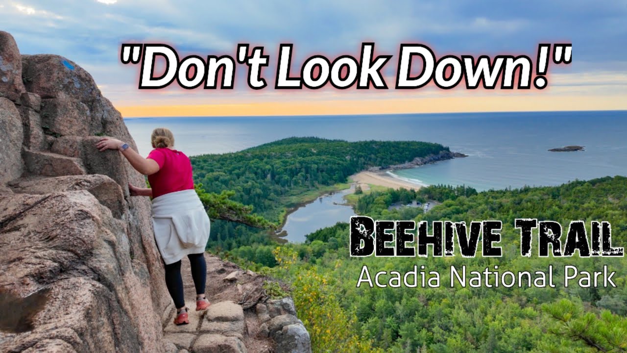 DON'T Do this Hike if You're Scared of Heights//Beehive Trail// Acadia National Park