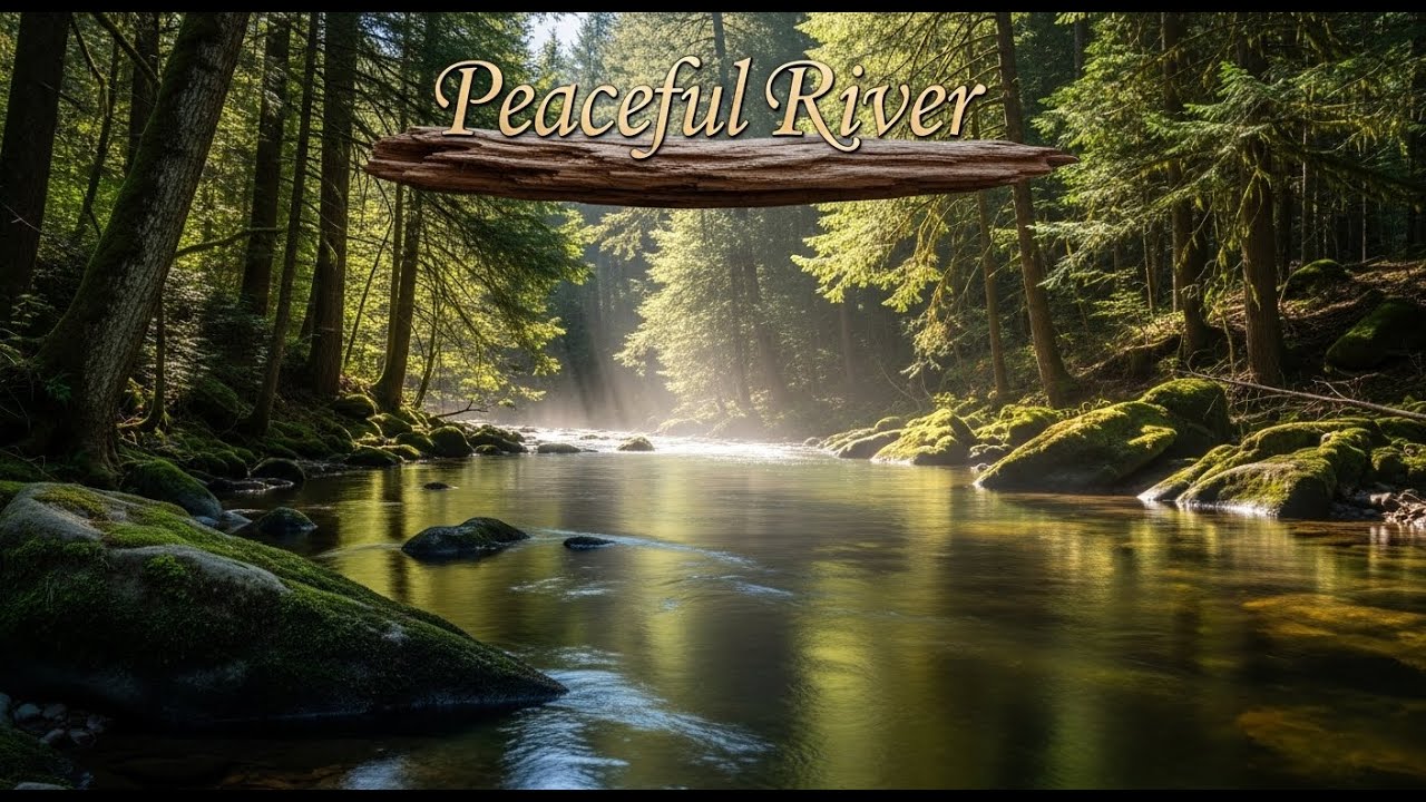 Calm Flowing River 🌿 Peaceful Natural Ambience for Meditation and Deep Sleep #821