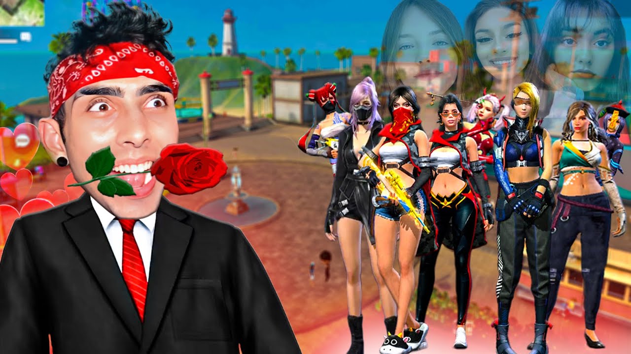 Tive ENCONTROS com MENINAS DESCONHECIDAS no FREE FIRE !!
