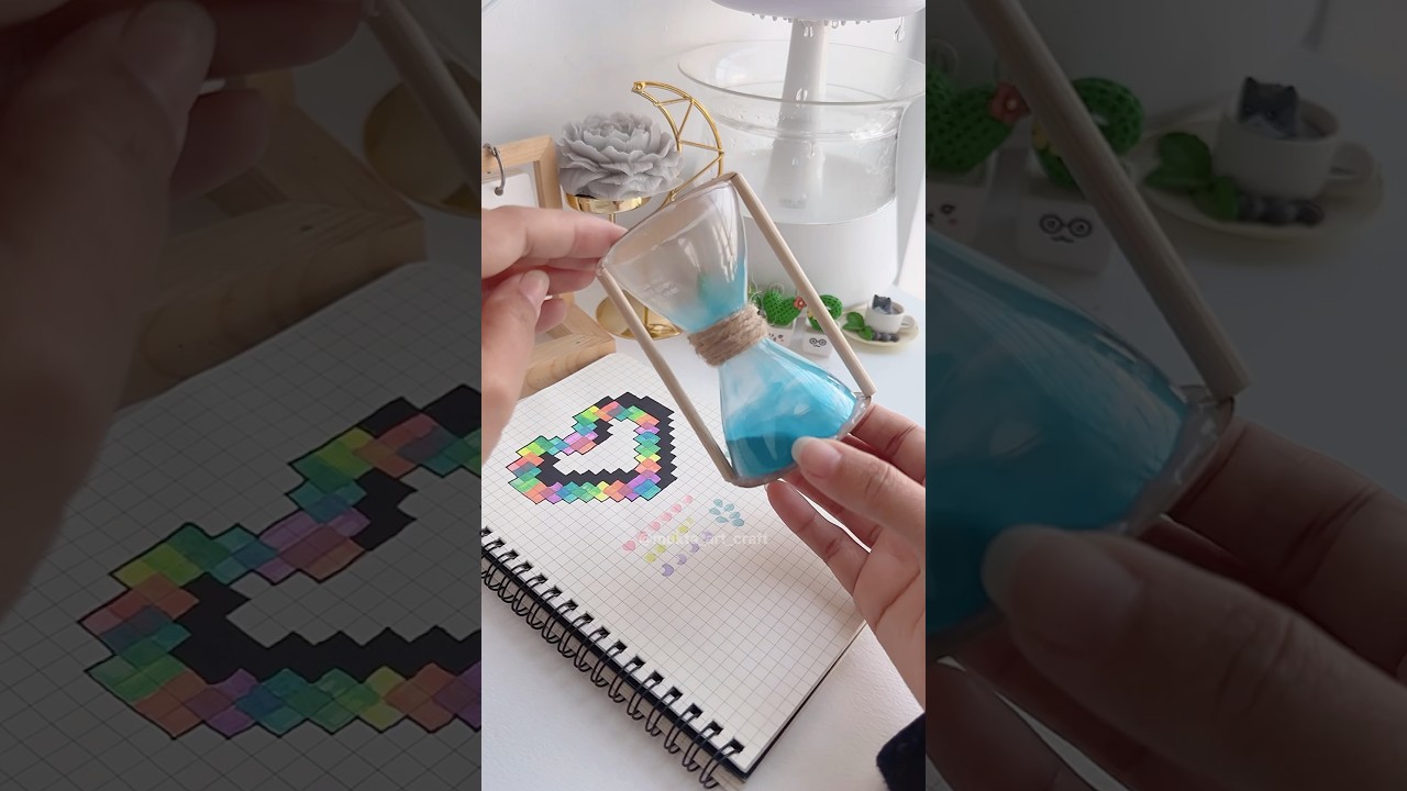 ⏳Hourglass from bottles✨#shorts #art #diy #viralvideo #youtubeshortsviral