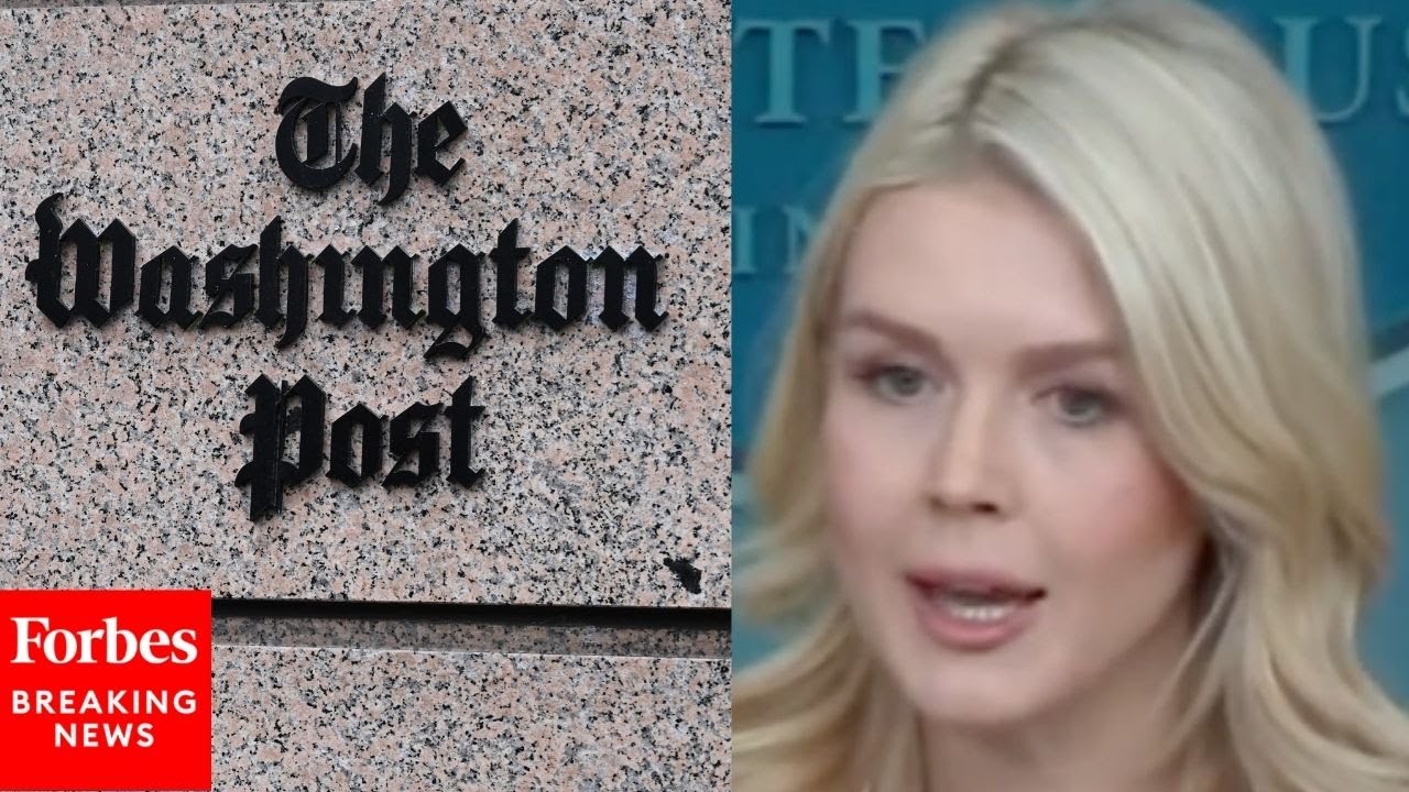 Leavitt Asked If The WaPo Reporter Who Had Classified Docs Leaked To Her 'Did Anything Wrong'