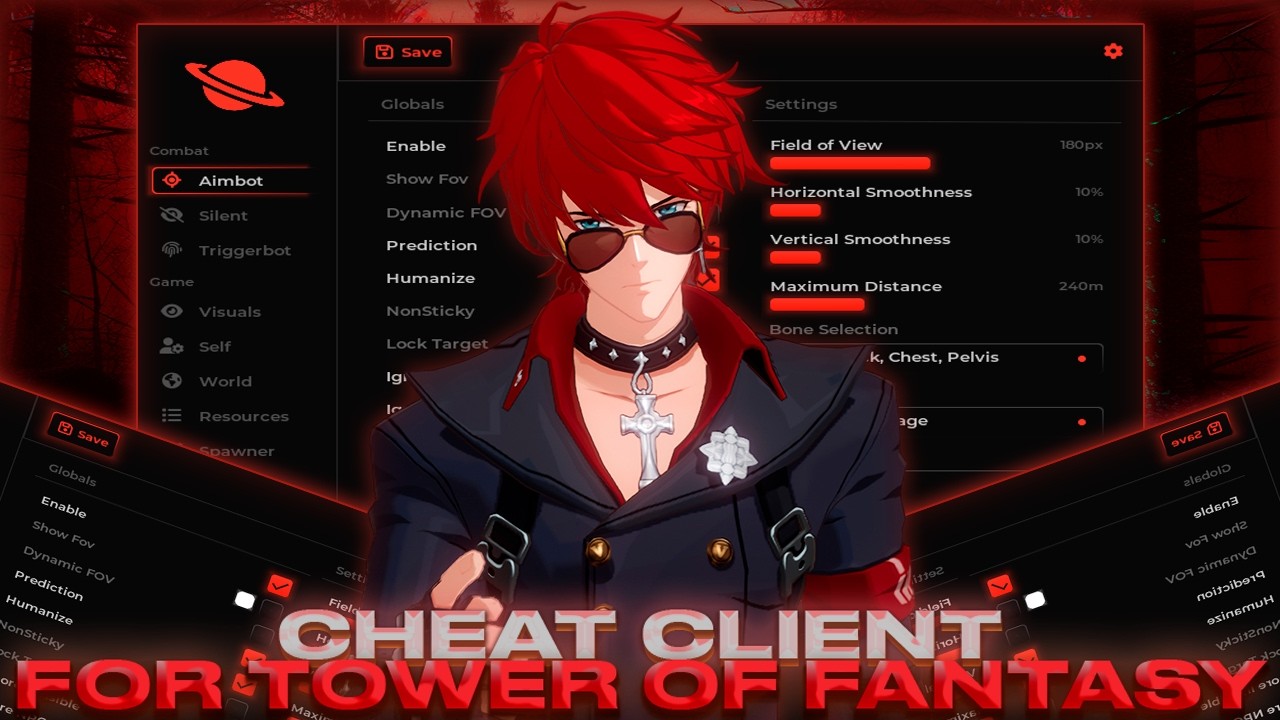 🥤THE BEST: Cheat Client - For Tower Of Fantasy | Updated MultiHack TOF | Huge Functionality | FREE🥤
