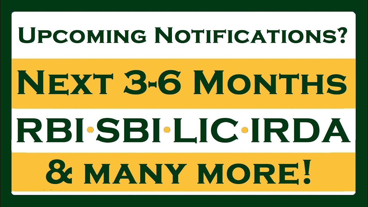 Upcoming Bank & Insurance Exams 2026: RBI, SBI, SEBI, LIC & IRDAI