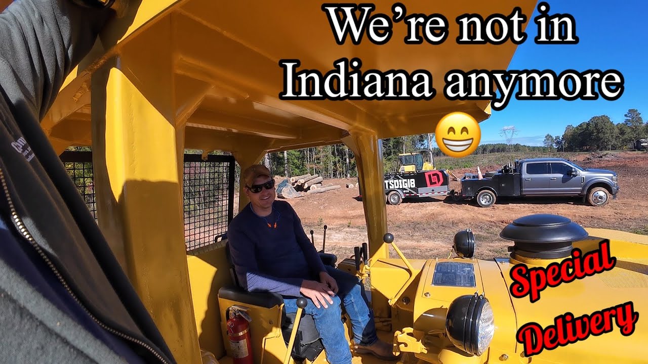 Epic 4 day trucking adventure with Kevin, many stops including dropping off ​@letsdig18 new dozer