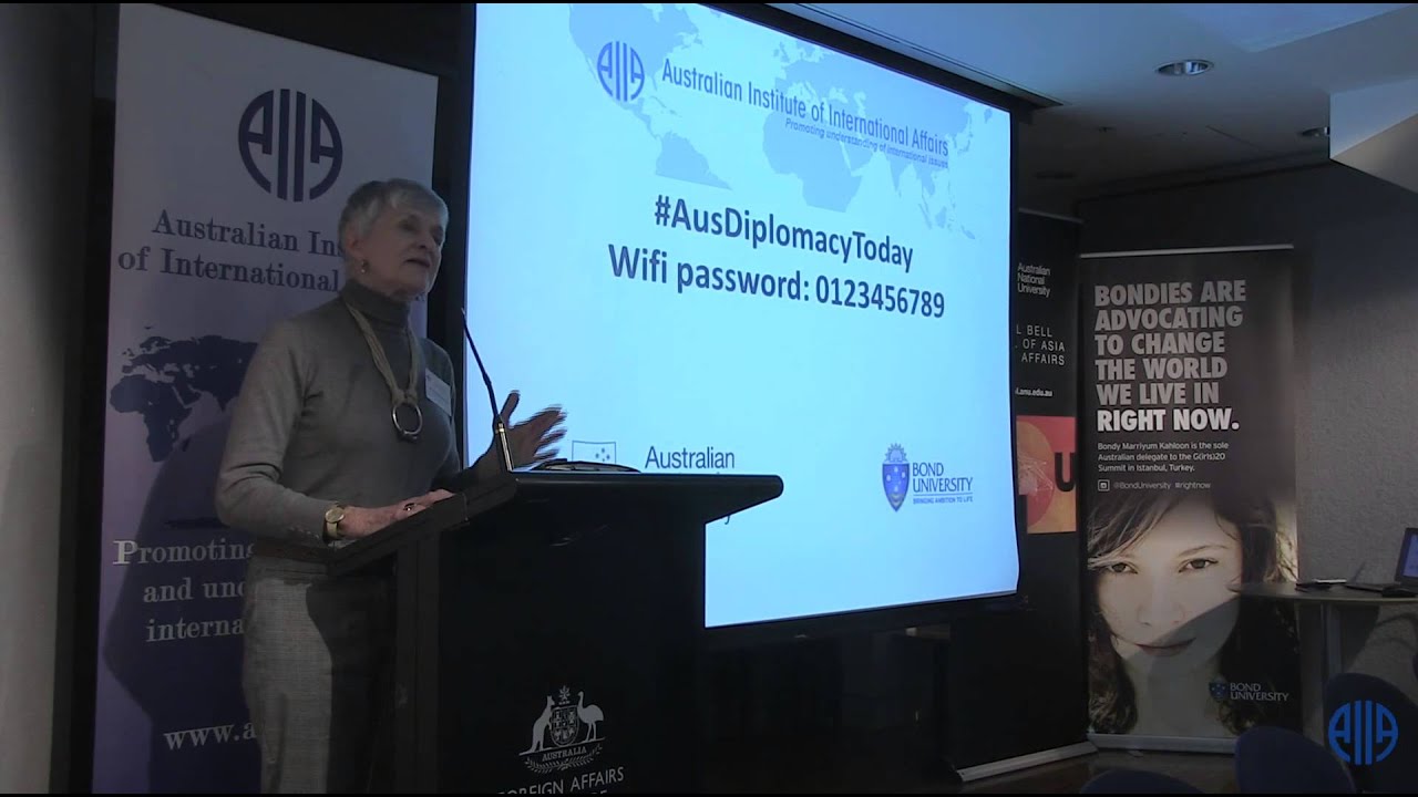 Australian Diplomacy Today Symposium, Alison Broinowski Spoke on Australia's Cultural Diplomacy