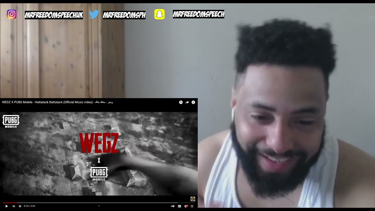 *UK🇬🇧REACTION* 🇪🇬  WEGZ X PUBG Mobile - Hattatack Battatack EGYPTIAN  RAP