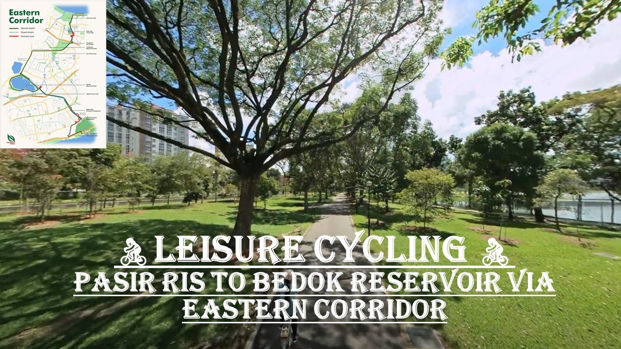 Pasir Ris to Bedok Reservoir via Eastern Corridor  | 🚴🏻‍♀️Leisure Cycling 🚴🏻‍♀️ |