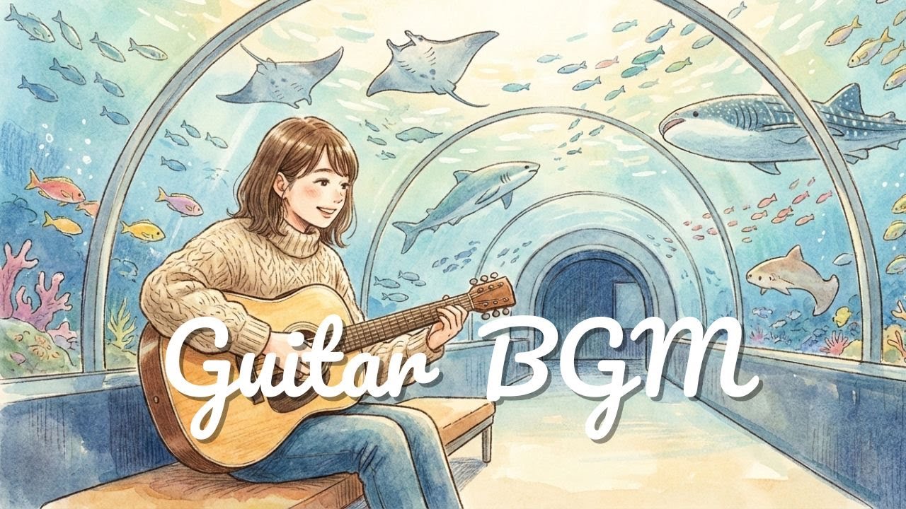 【Guitar  BGM】Melody Dissolving into Blue