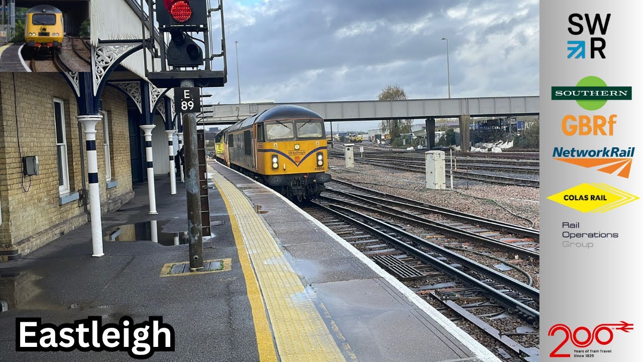 Trains at Eastleigh (SWML) 31/10/25