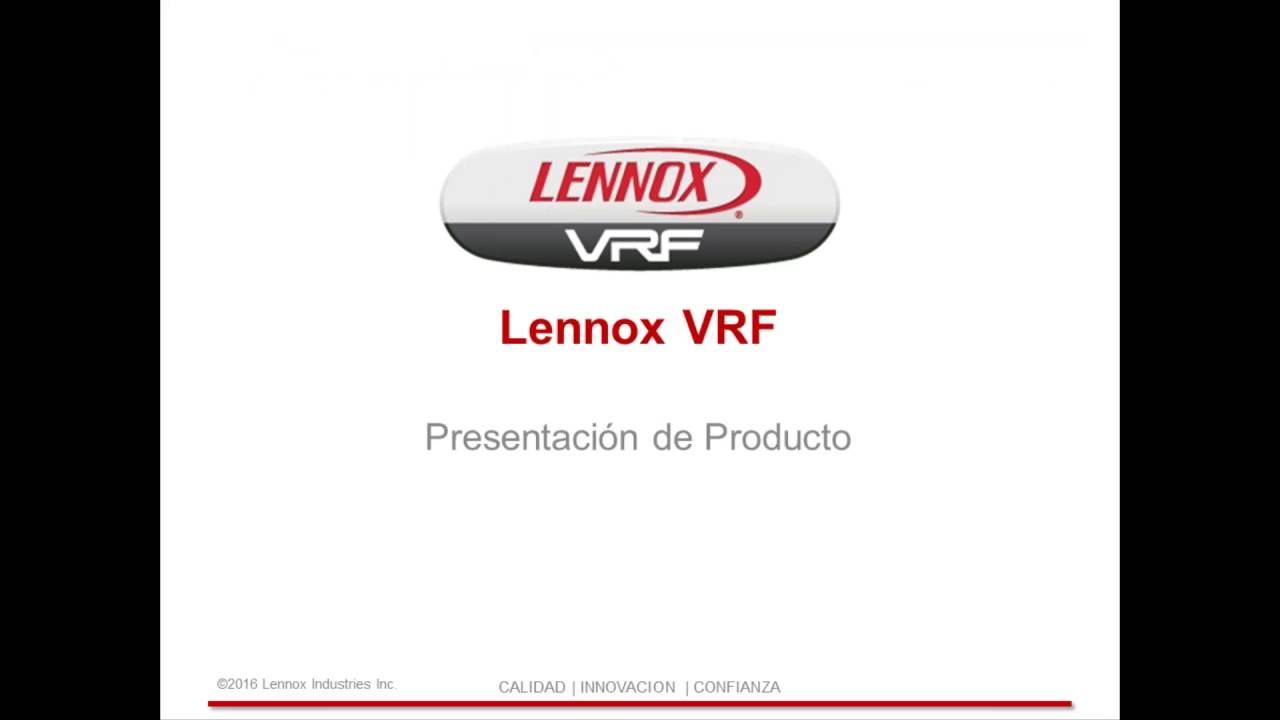 Webinar: Tendencias en sistemas VRF por Lennox