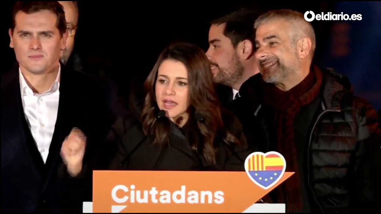 Inés Arrimadas y Ciudadanos celebran la victoria en las elecciones catalanas