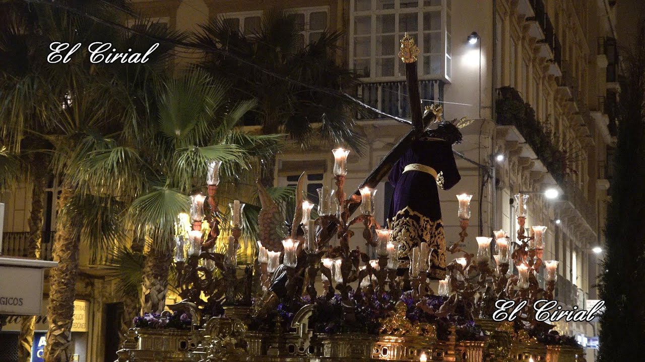 NAZARENO DEL PERDON MALAGA 2023 TRIBUNA DE LOS POBRES 4K