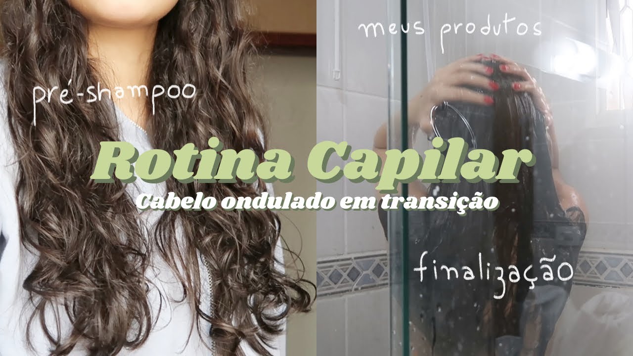 ROTINA CAPILAR | Melhor finalização para cabelos ondulados em transição 2abc