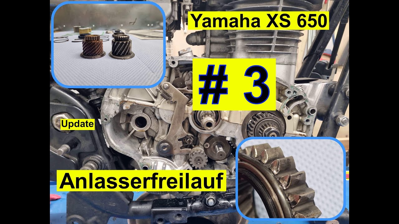 Yamaha XS 650 Anlasserfreilauf Prüfen / Tauschen Teil 3 #3