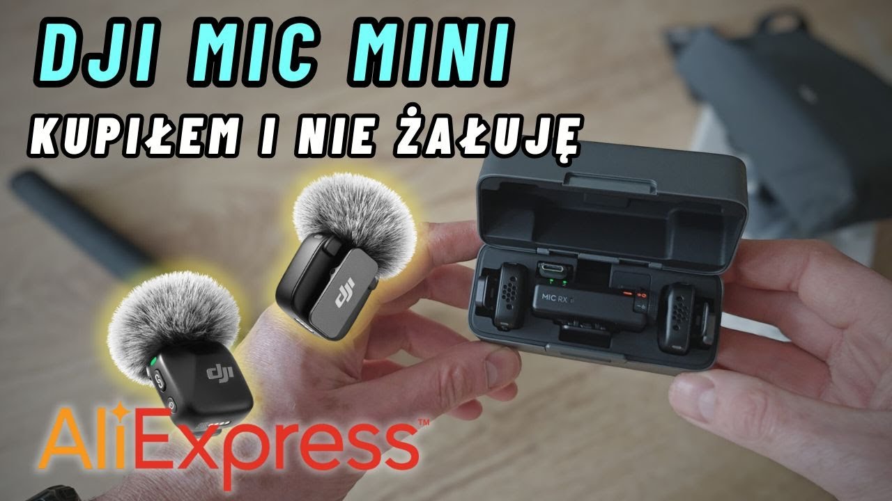 TEST - DJI MIC MINI - MIKROFON BEZPRZEWODOWY - KUPIŁEM I NIE ŻAŁUJĘ - TANIO NA ALIEXPRESS - KODY