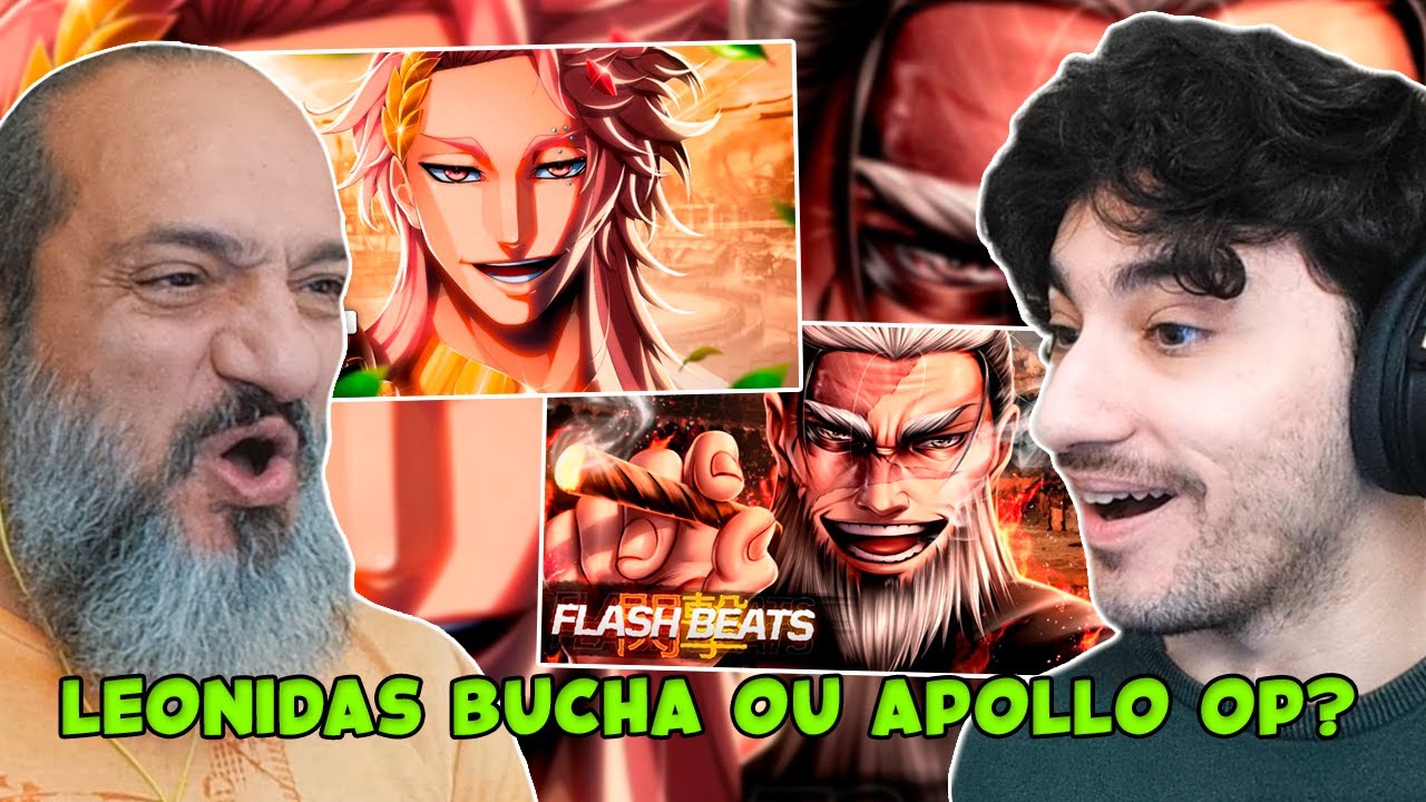 FINALMENTE A VOLTA DE SHUUMATSU ♪ APOLLO & LEONIDAS - FLASHBEATS | M4RKIM - REACT