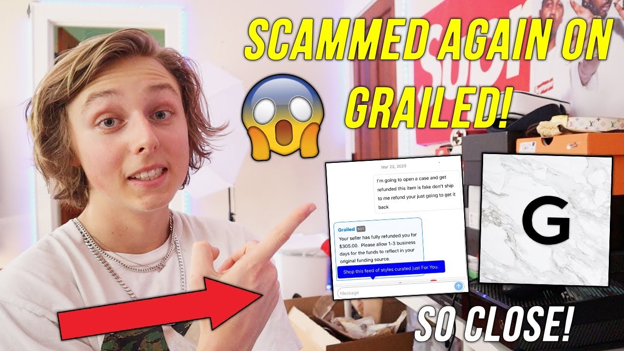 МЕНЯ СНОВА ОБМАНУЛИ НА GRAILED!! (Логотип фейковой коробки?)