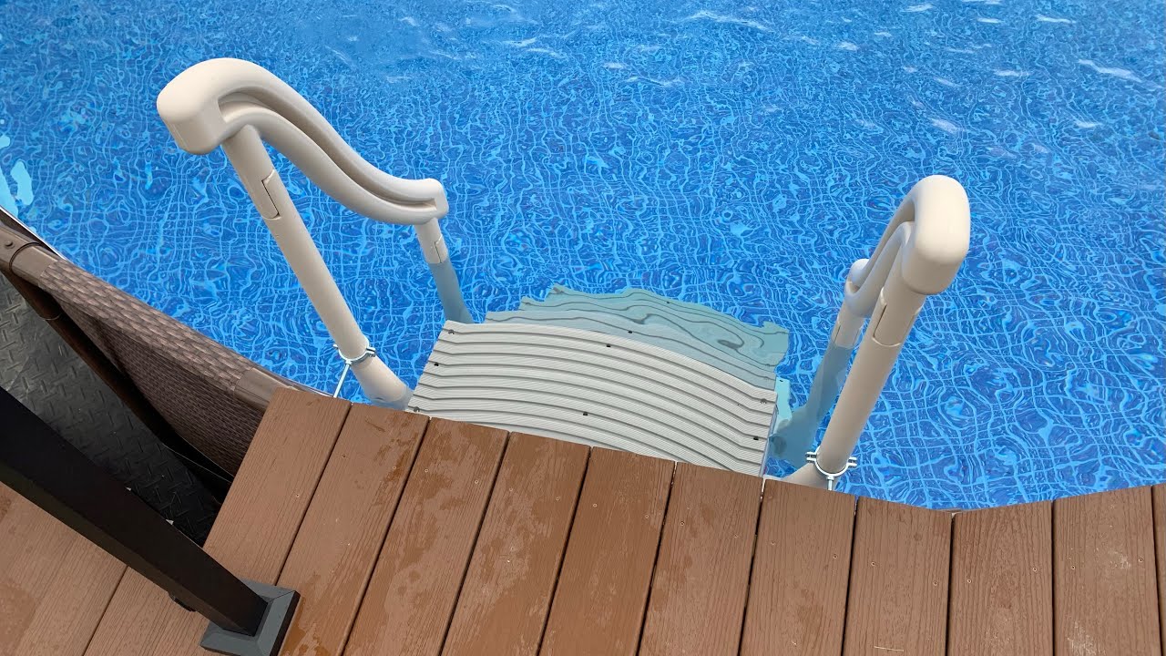 The BEST Way to Install Above Ground Pool Steps!!