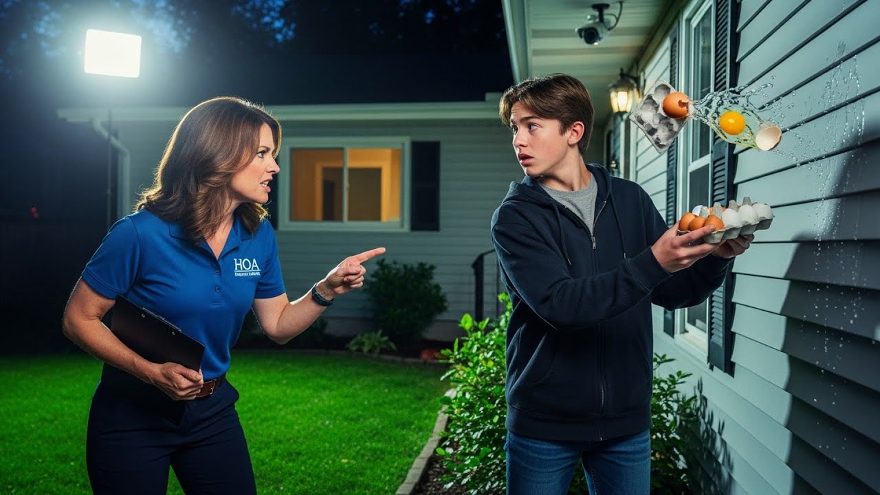 HOA Vandals Kept Egging My House, Floodlights And Cameras Got Three Teenagers Grounded For Months