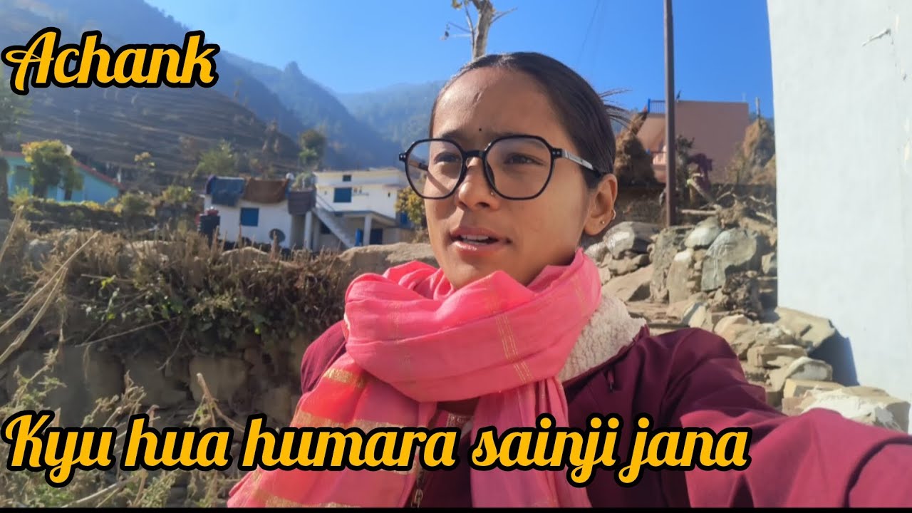 Pahuche mai or papa Nani ke gaw 😊#phadilifestyle #vlog || garhwali Nouniii ||