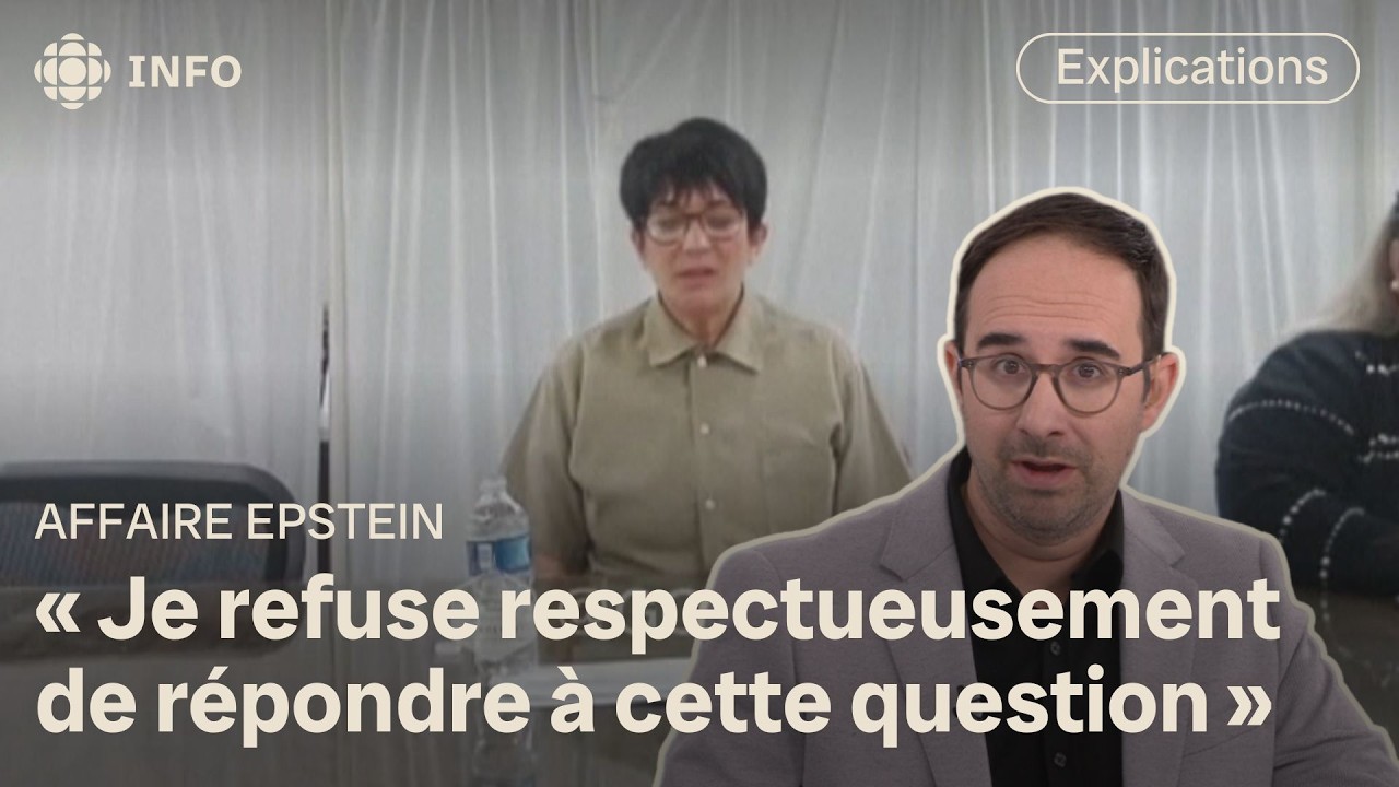 Affaire Epstein : Ghislaine Maxwell refuse de répondre aux questions | Première ligne