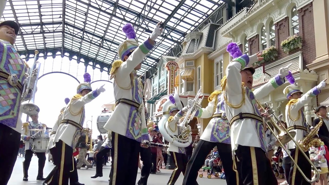 ディズニーランドバンド.イースター初日.圧巻のマーチング!!うさたま大脱走！etc.2017年4月.NoCut編集版。