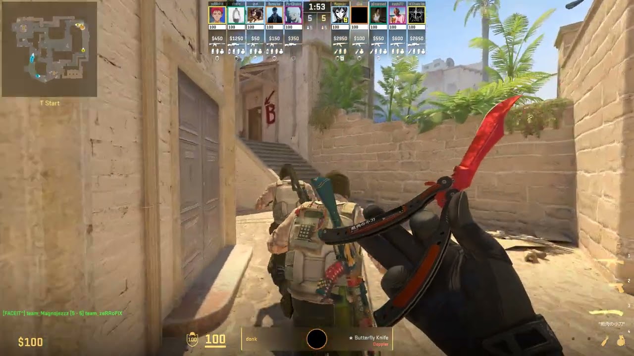 DONK + MAGNOJEZ vs R1NKLE on FACEIT [MIRAGE] &ndash; Multi POV, Utility & Voice Comms [ENG]