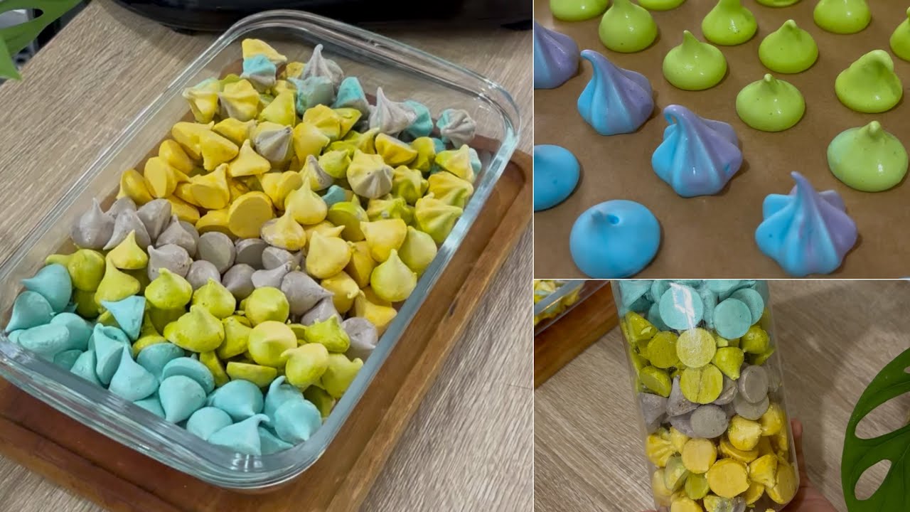 Tambahkan 2 bahan ini pada sisa PUTIH TELUR jadi MERINGUE COOKIES manis & renyah auto LUDES!