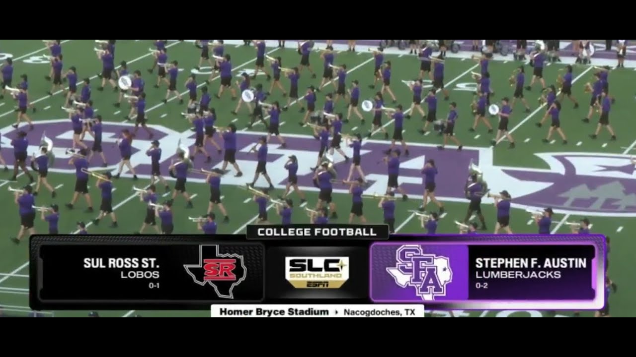 NCAAF 2025 Week 03 Sul Ross vs Stephen F. Austin