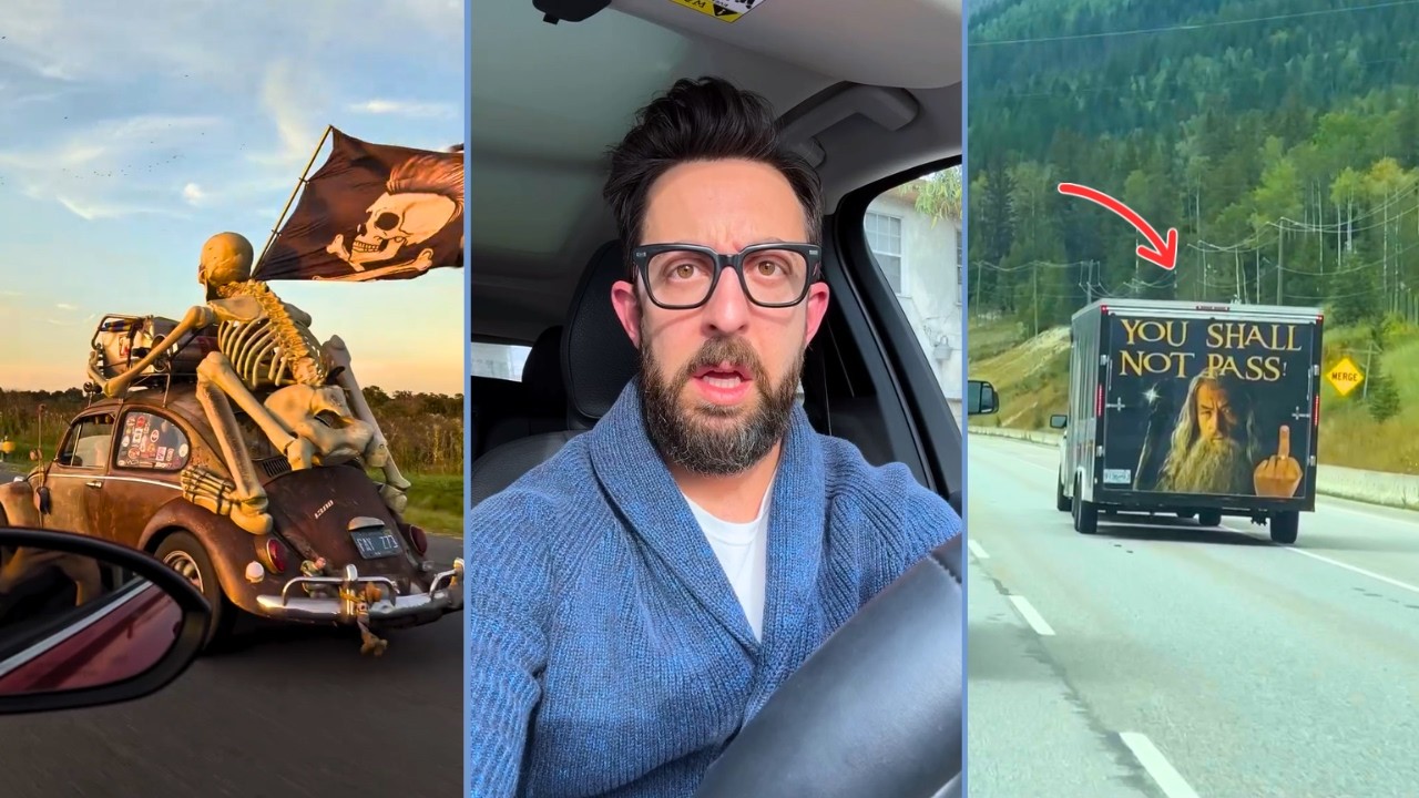 Забавные, странные и неожиданные вещи, происходящие на дороге 🚘😂