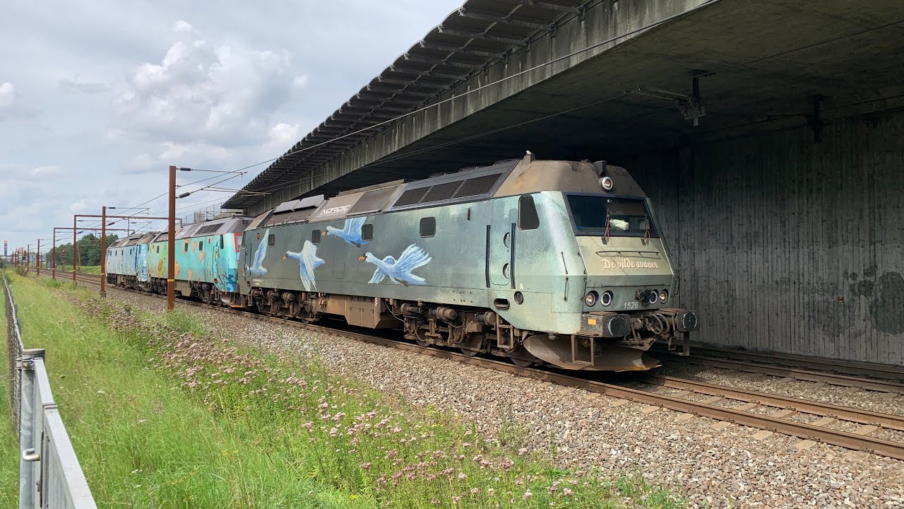 Tog I Nyborg Del 34. (3 x ME) (2 x 185).