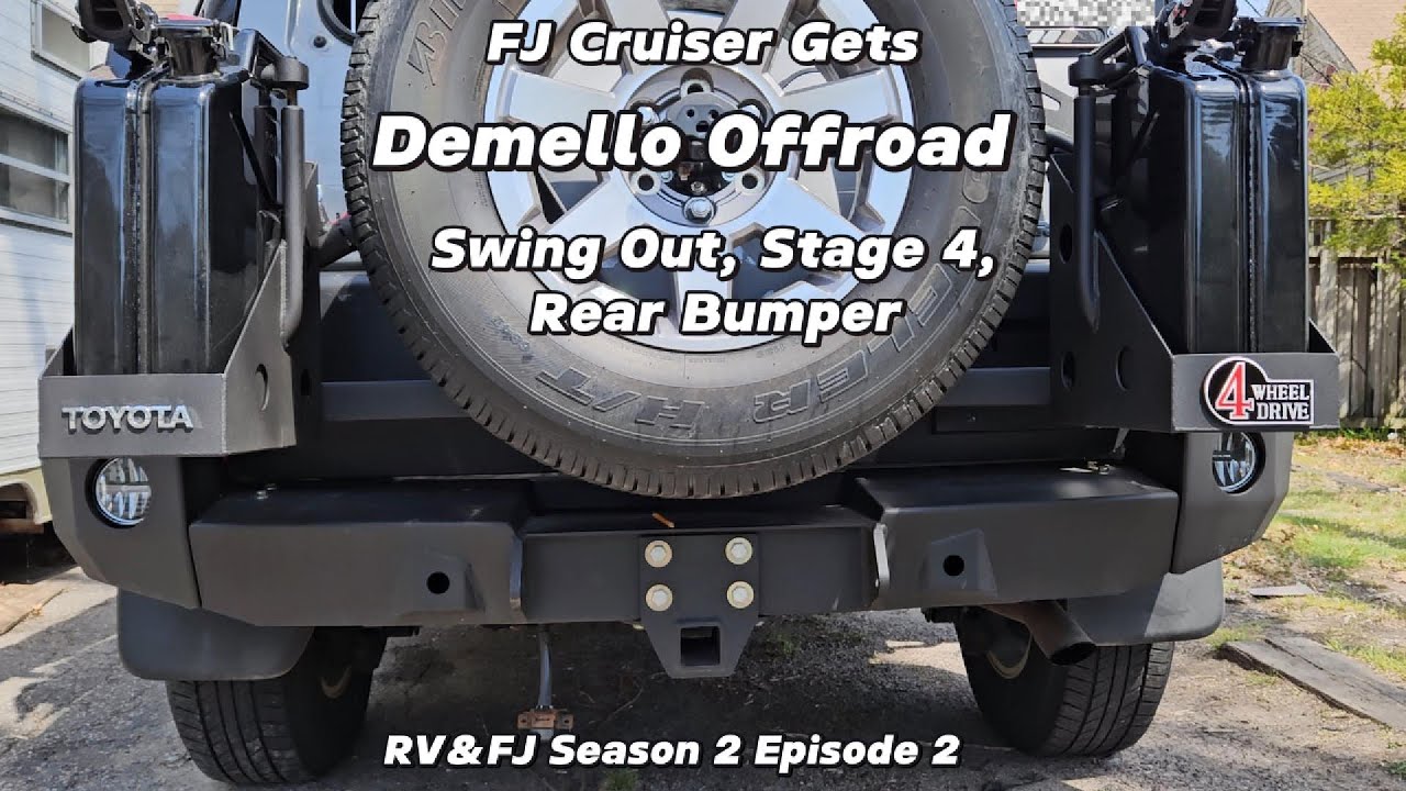 FJ Gets Demello Swing Out Bumper!!