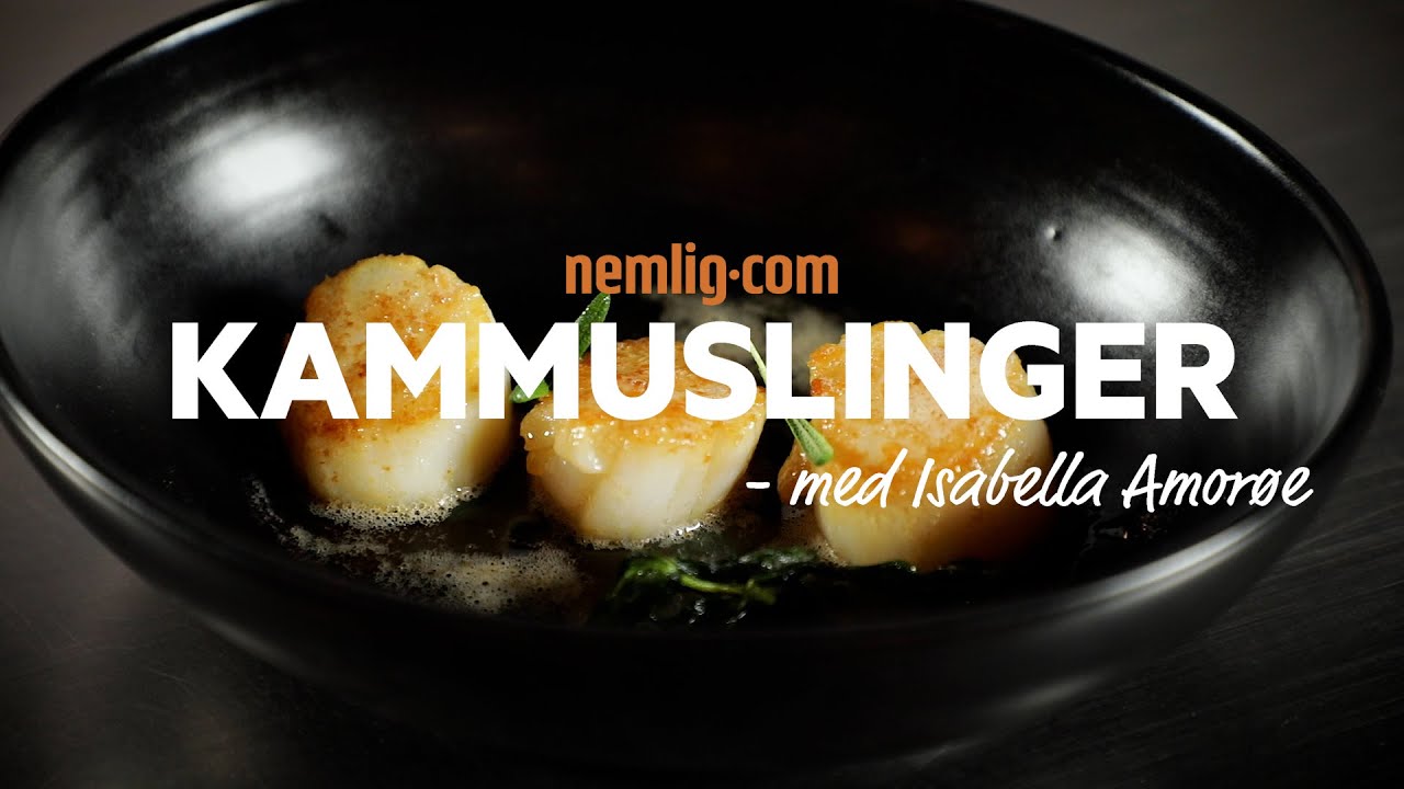 Sådan steger du perfekte kammuslinger