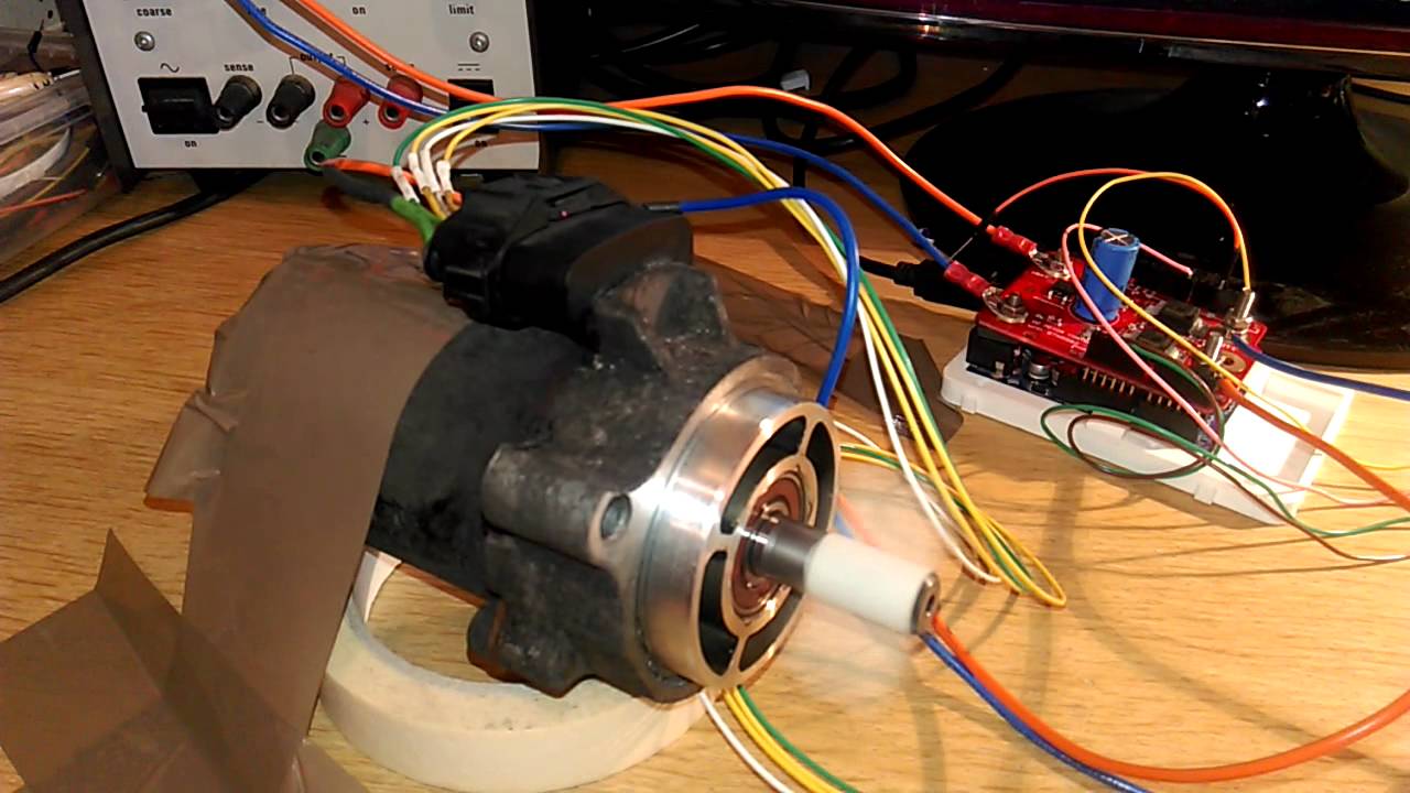 Smart fortwo & roadster ev conversion gearbox selector controlled by Arduino