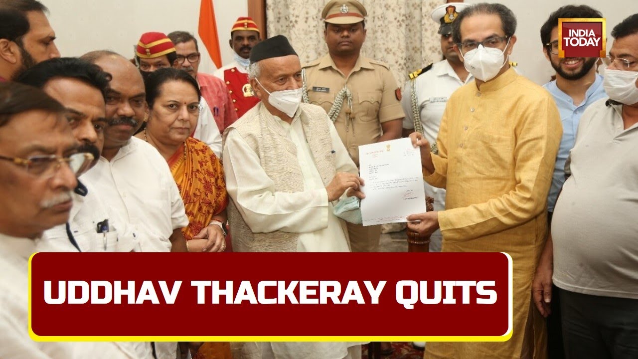 Uddhav Thackeray Submits Resignation To Maharashtra Governor BS Koshyari