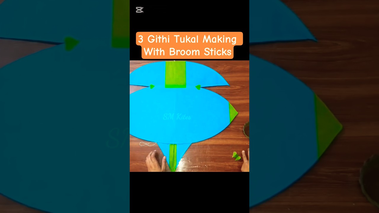 3 Githi Tukal Making By #SMKites #kite #kitemaking #patang #patangmaking #tukal