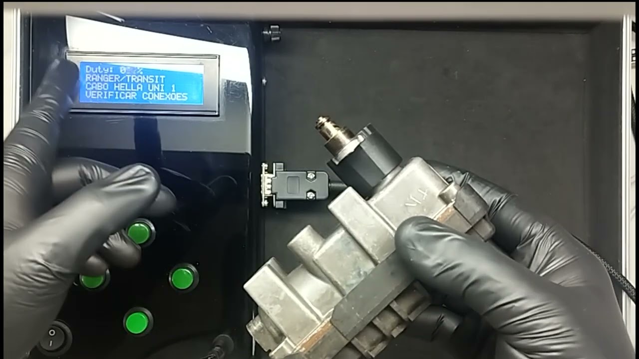 teste de atuador eletronico de turbo