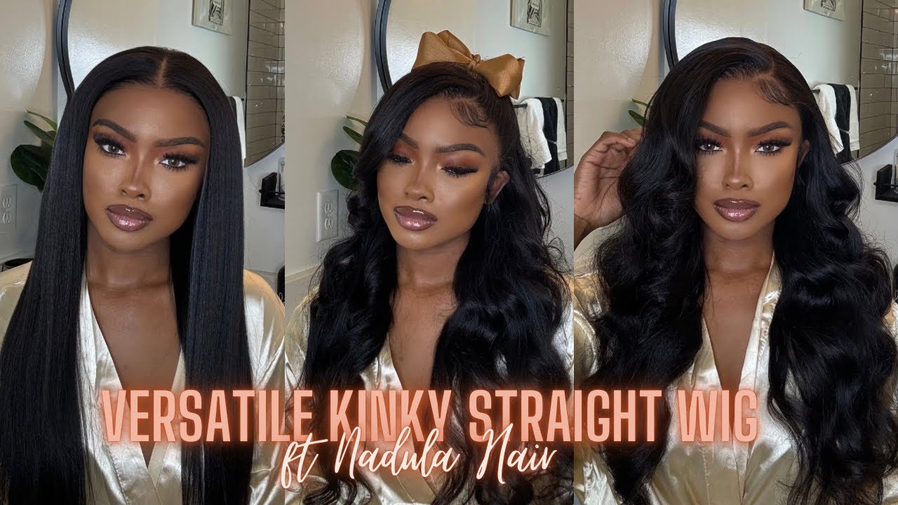 Affordable &  Natural Looking Yaki Straight Wig | Install & Style For Beginners | Nadula Hair