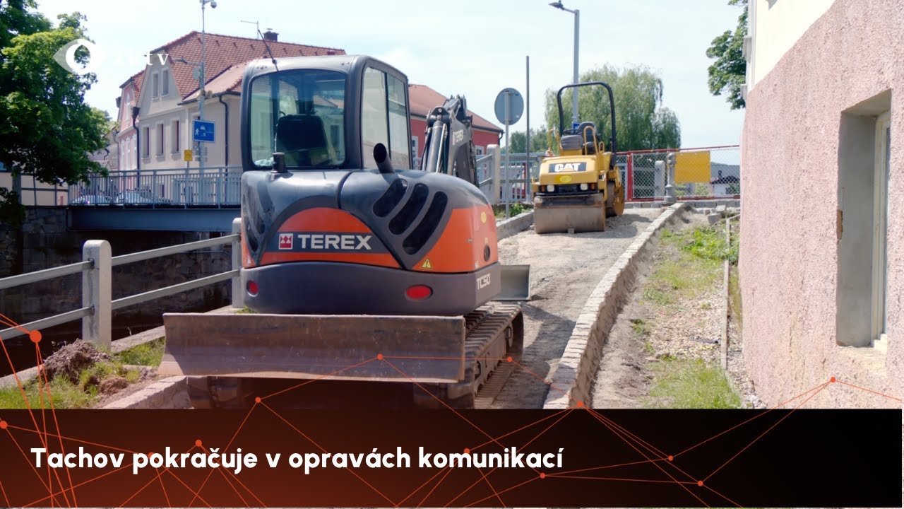 Tachov pokračuje v opravách komunikací. Připravují se i nové investice